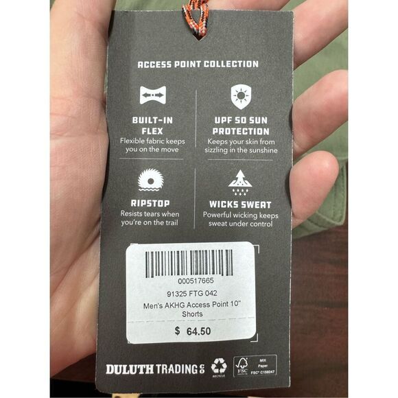 NWT Alaskan Hardgear Men’s AKHG Access Point 10 inch Shorts Size 42 - Picture 5 of 7